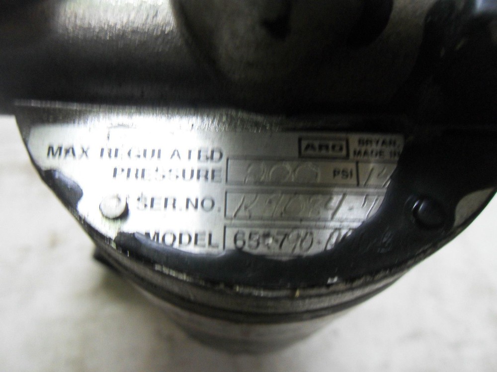 1 ARO 651790-A2DB PRESSURE REGULATOR