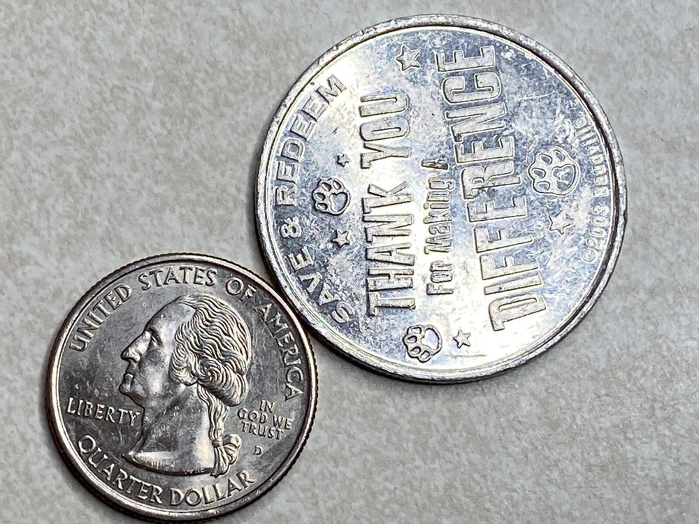 Pawsitive Performance Amusement Arcade trade Token T5637