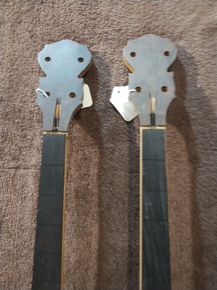 Luthier estate- 2 plectrum banjo necks- for projects, replacement necks.