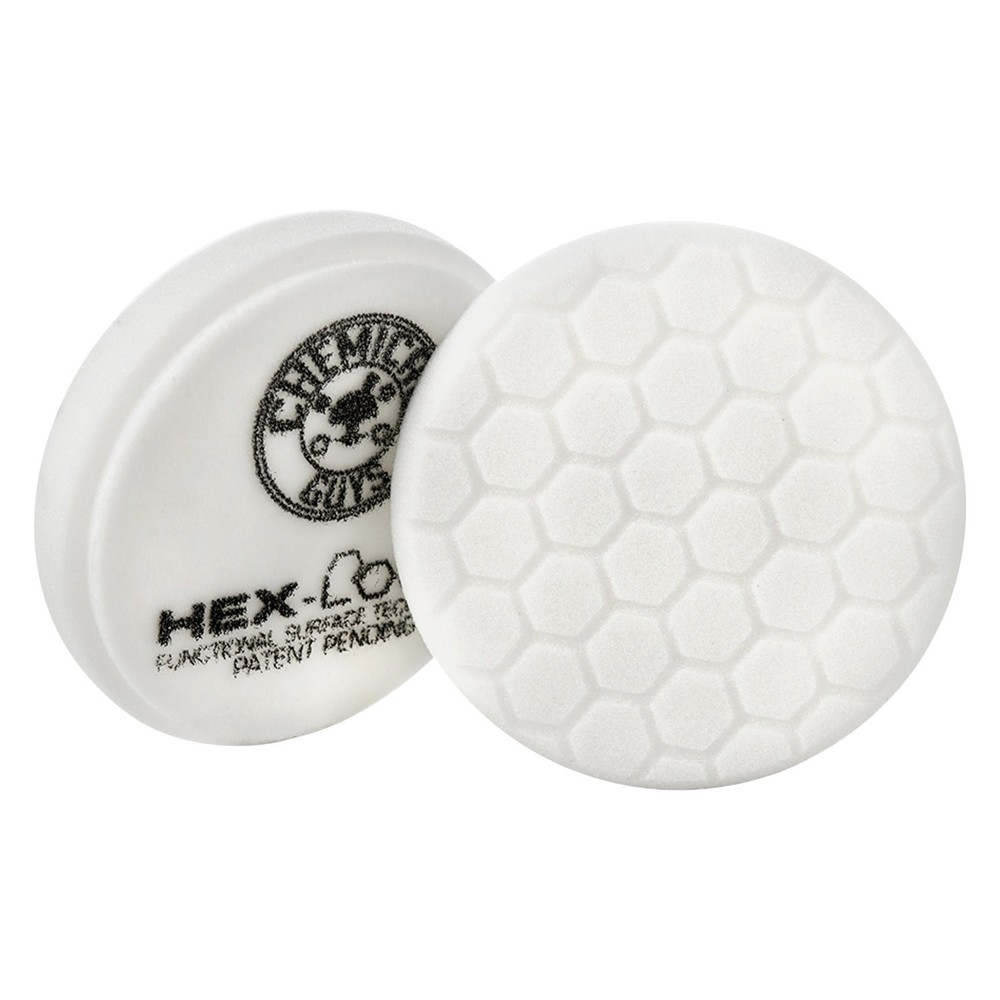 Hex-Logic 5-1/2" Foam White Light-Medium Hook-and-Loop Polishing Pad