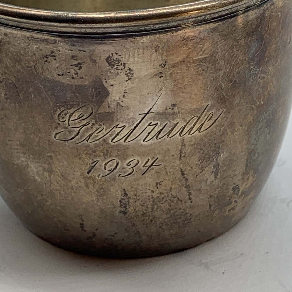 Vintage Sterling Silver Baby Cup