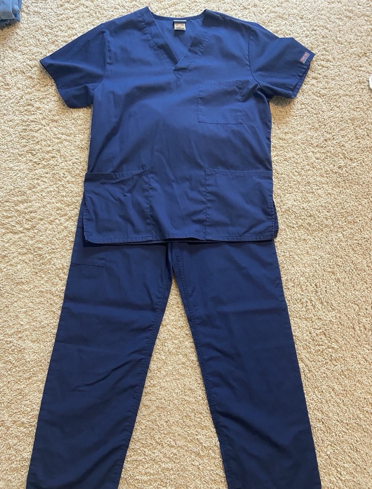 Cherokee Navy Blue Scrub Set Size Small