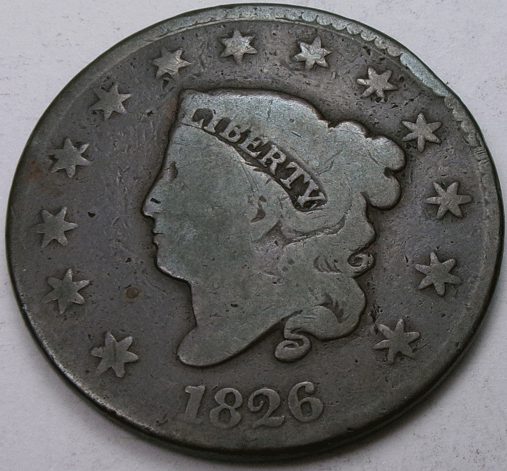 1826 Matron Head Large Cent