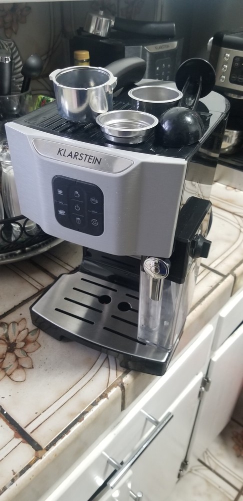 KLARSTEIN Coffee Maker Real Nice Self-Cleaning System 3-in-1 Function for Espres
