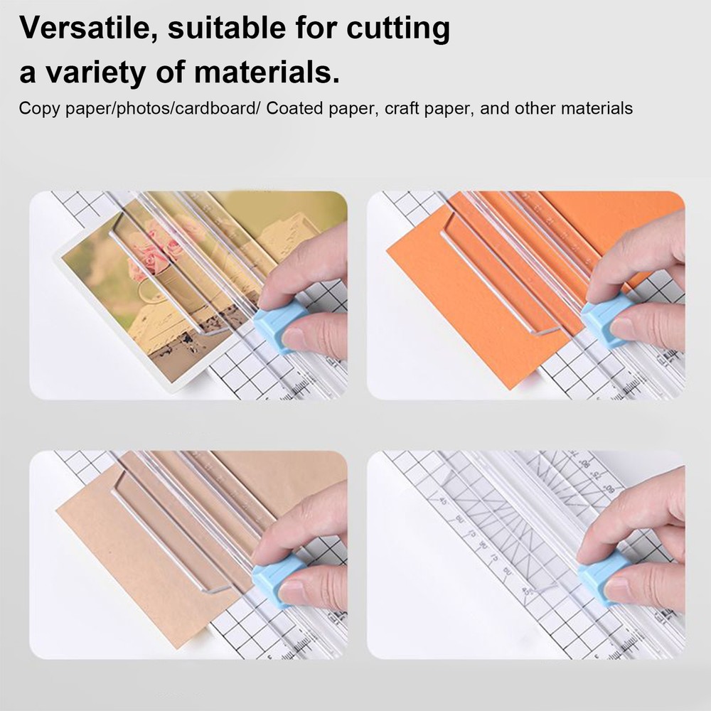 Paper Trimmer 4-in-1 Multi-Function Photo Cutter Cutting Cardboard functional
