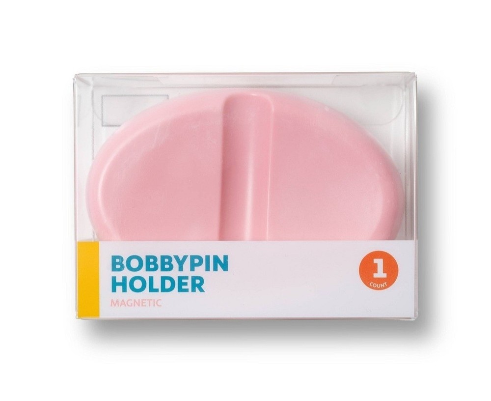 Magnetic Bobby Pins Holder (Pink) New