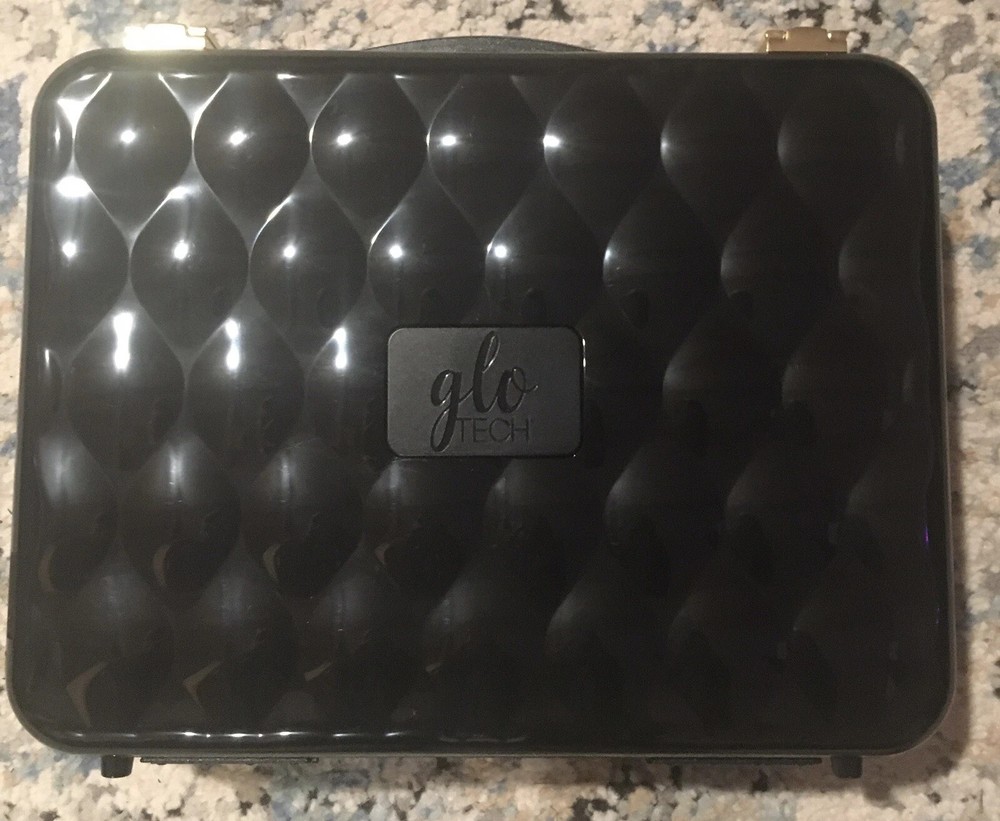 Glo Tech Beauty Case With LED Mirror - Black - Light Use - Unboxed
