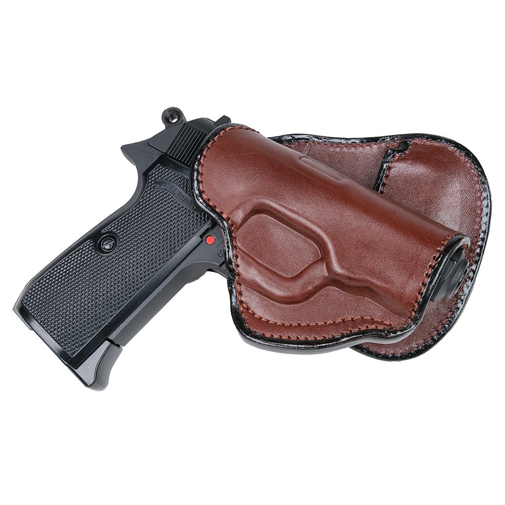 PADDLE HOLSTER FOR RUGER LCP. OWB LEATHER PADDLE WITH ADJUSTABLE CANT.