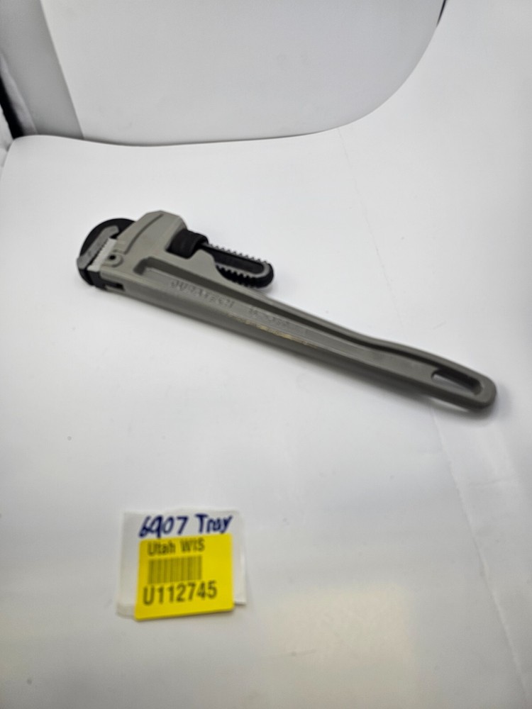 DURATECH 14" Heavy Duty Aluminum Offset Pipe Wrench