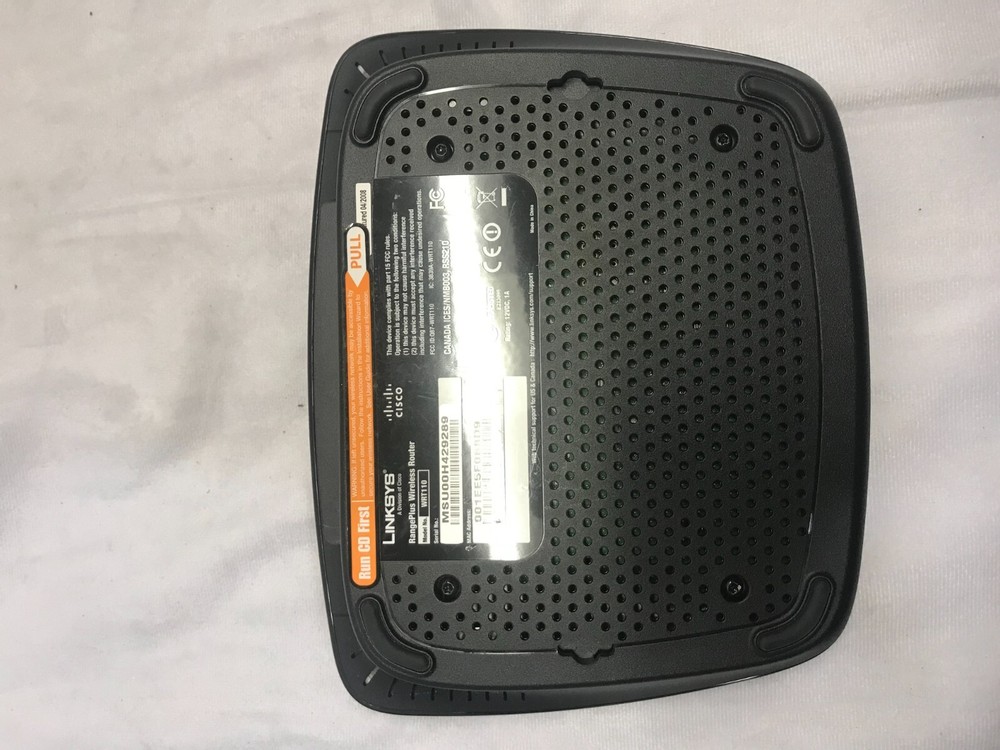 Linksys WRT110 RangePlus Wireless Router works on Comcast/Spectrum