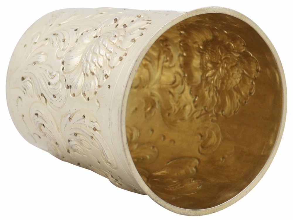 Antique German Silver Gilt Beaker - Pre-1800