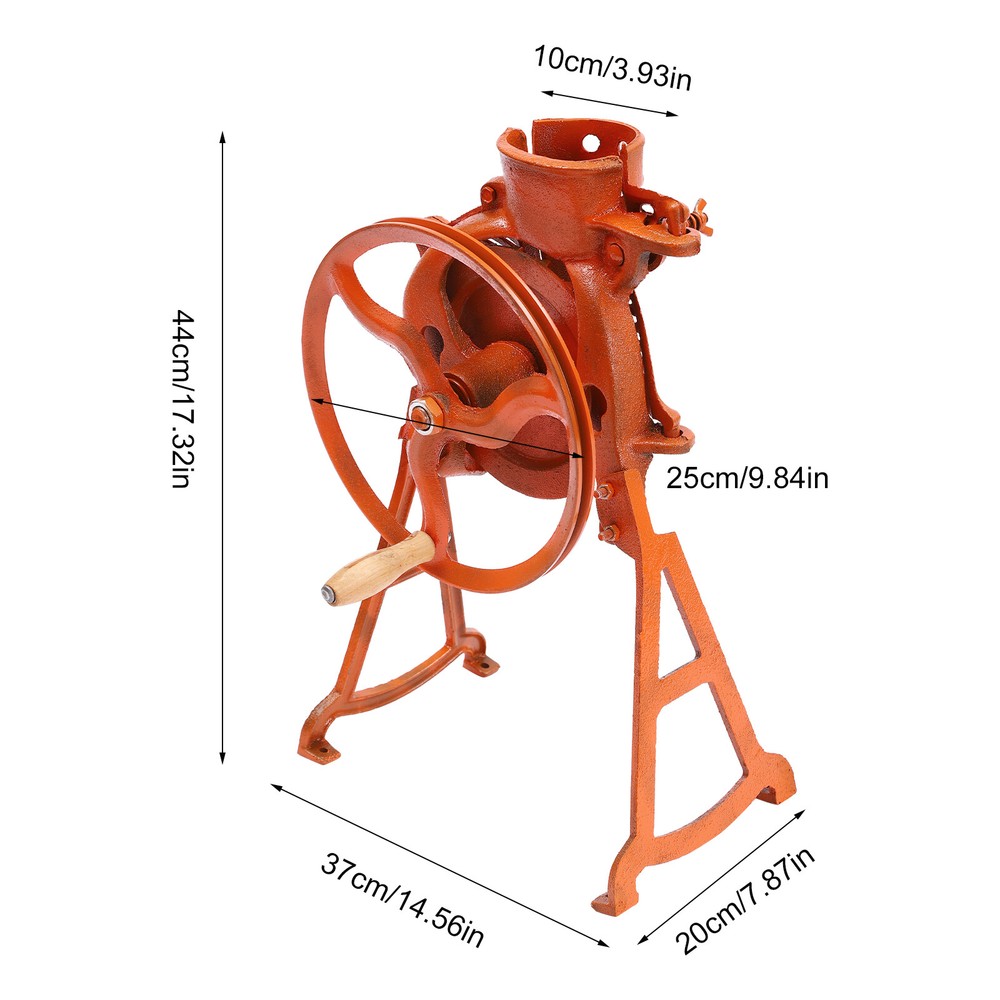 2-In-1 Corn Thresher Corn Cob Sheller Hand Corn Kernels Thresher Machine 10cm