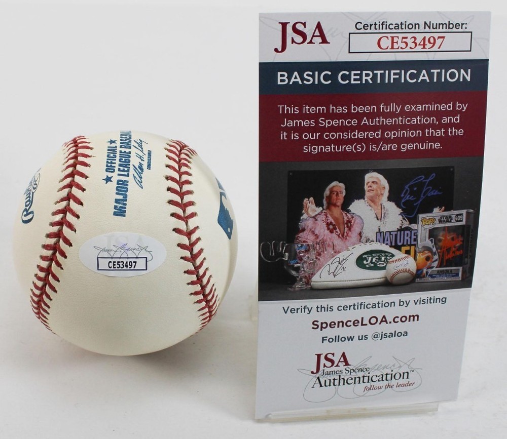 RYAN SWEENEY (Outfielder) Oakland Athletics Signed OML Baseball (JSA Basic COA)
