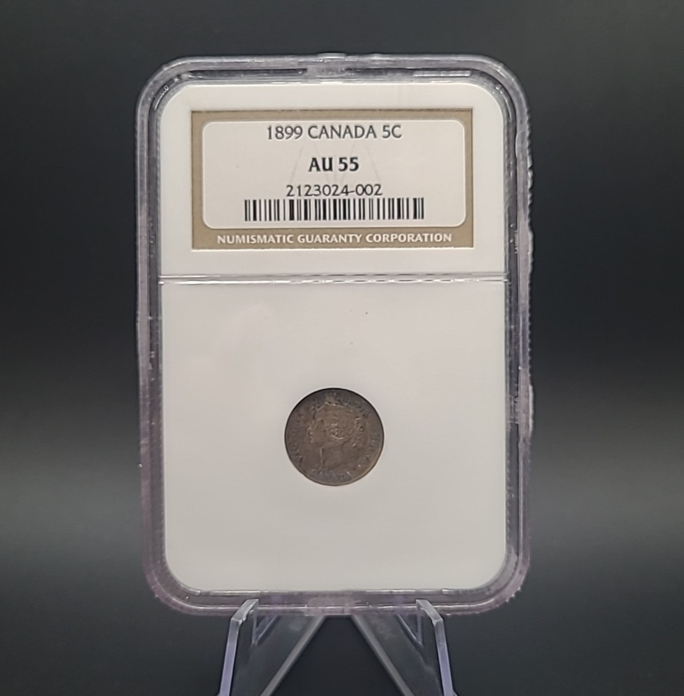 1899 Canada 5c Au55