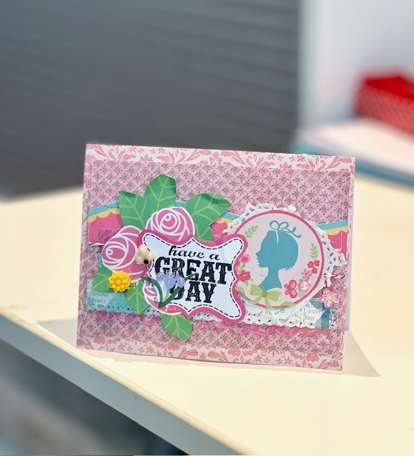 Handmade  Greeting Cards - Stamp - Have A Great Day!!!