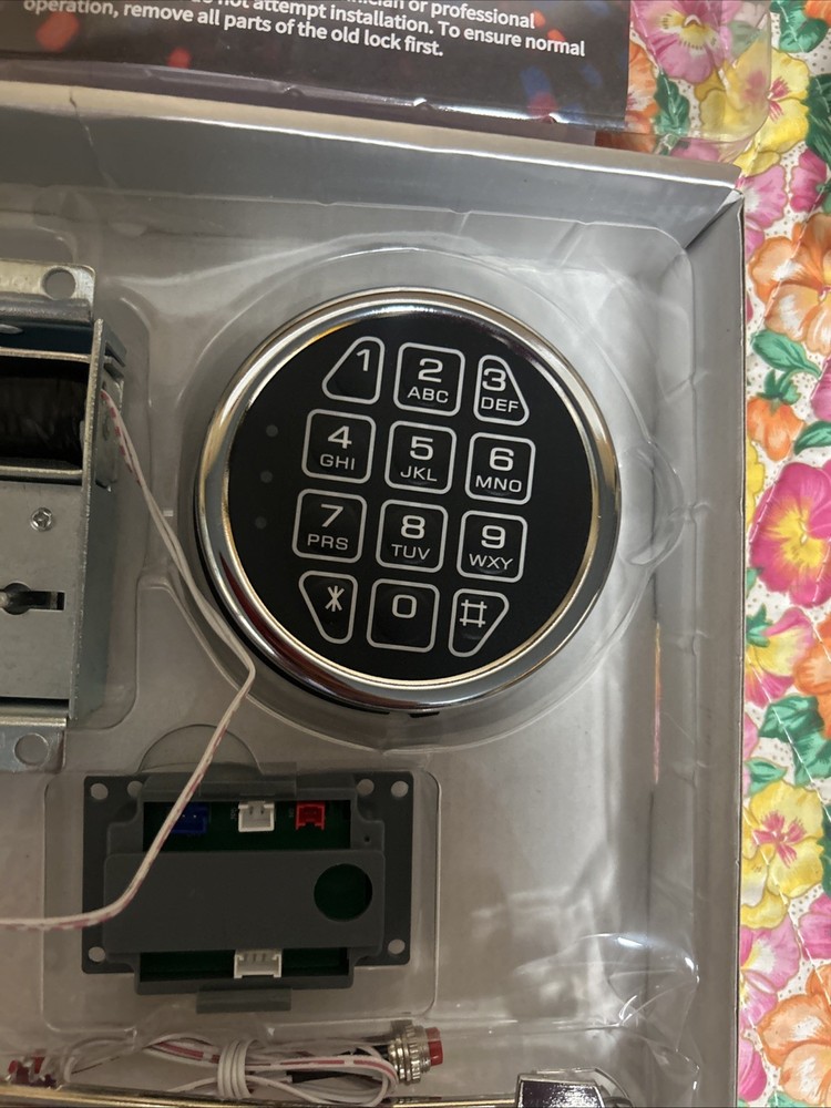 Gun Safe Lock with Programmable Electronic Keypad, Password Electromagnetic Lock