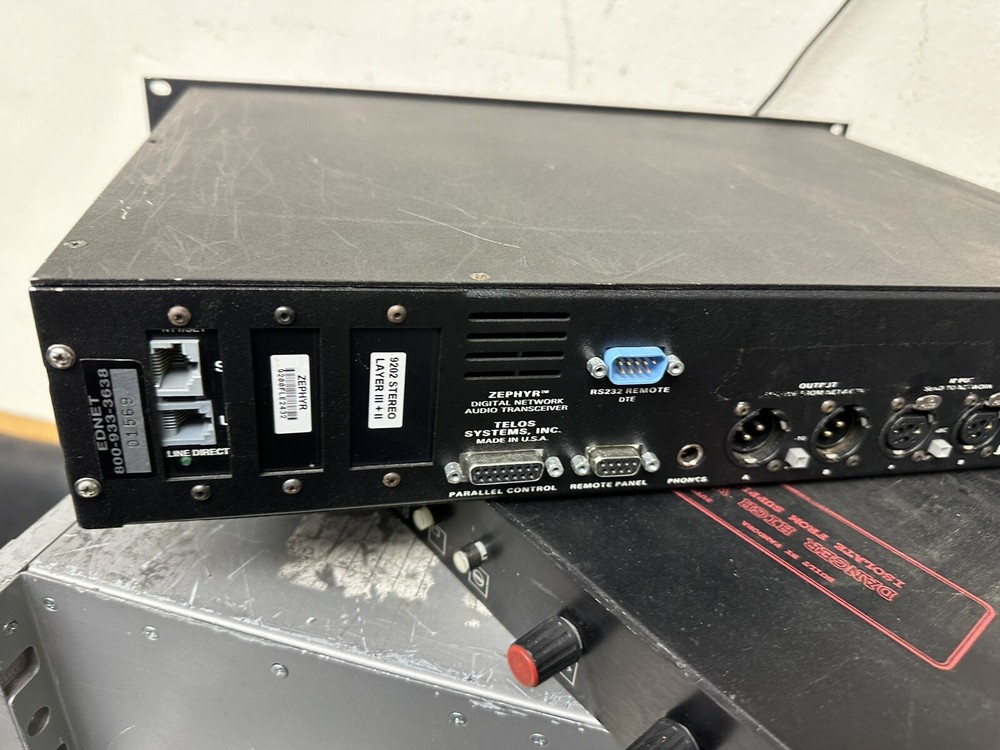 Telos Zephyr Digital Network Audio Transceiver Tested and Working