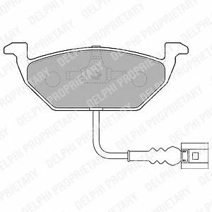 Front Axle BRAKE PADS SET for SEAT LEON 1.6 2005-2012