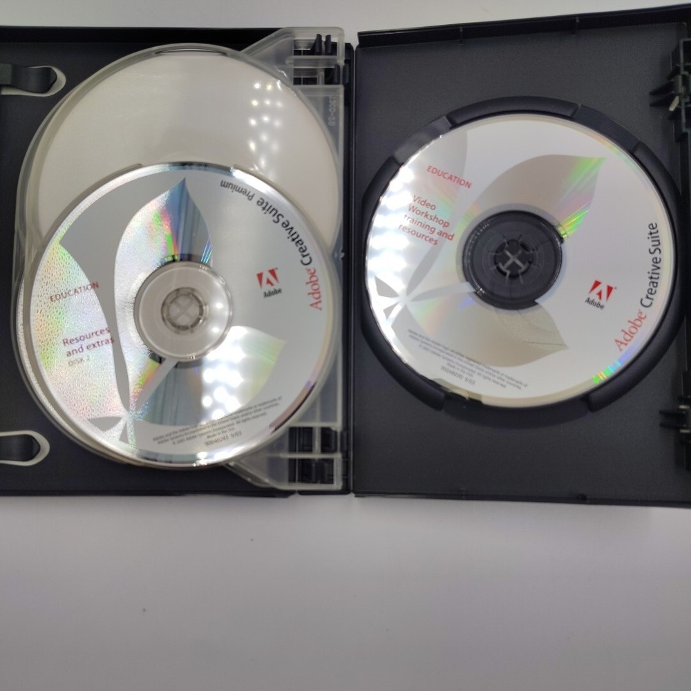 Adobe Creative Suite Premium 2004 w/Discs and Serials