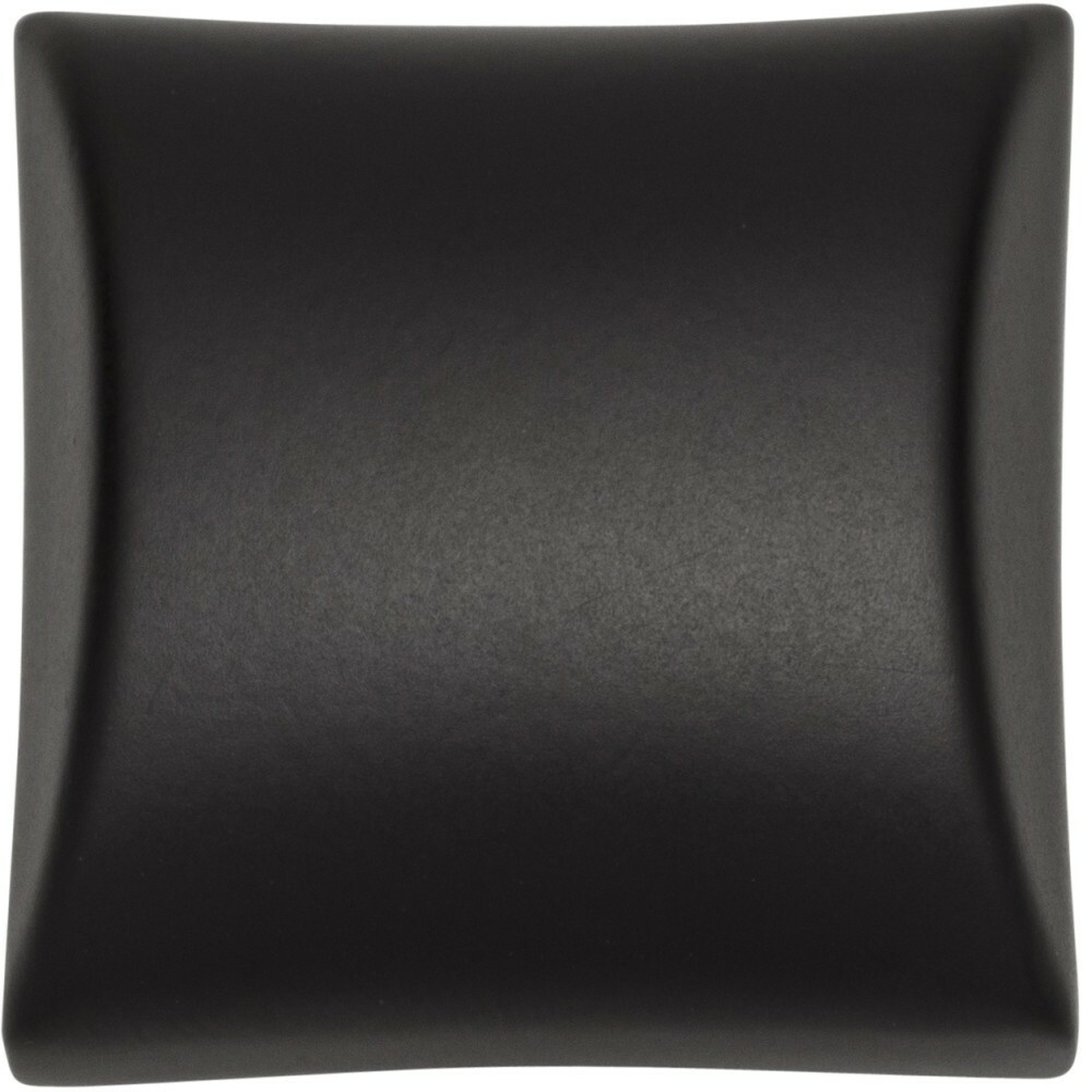 Matte Black Contemporary Square Kitchen Cabinet Knob Pull Vanity Closet 525MB