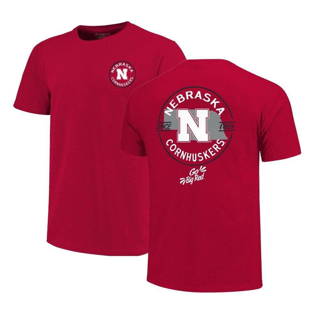 Nebraska Cornhuskers T Shirt Short Sleeve Tri-Blend SS Tee