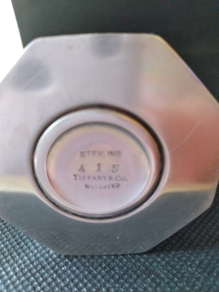 Tiffany & Co. Weighted Sterling Silver Table Lighter Sterling 415