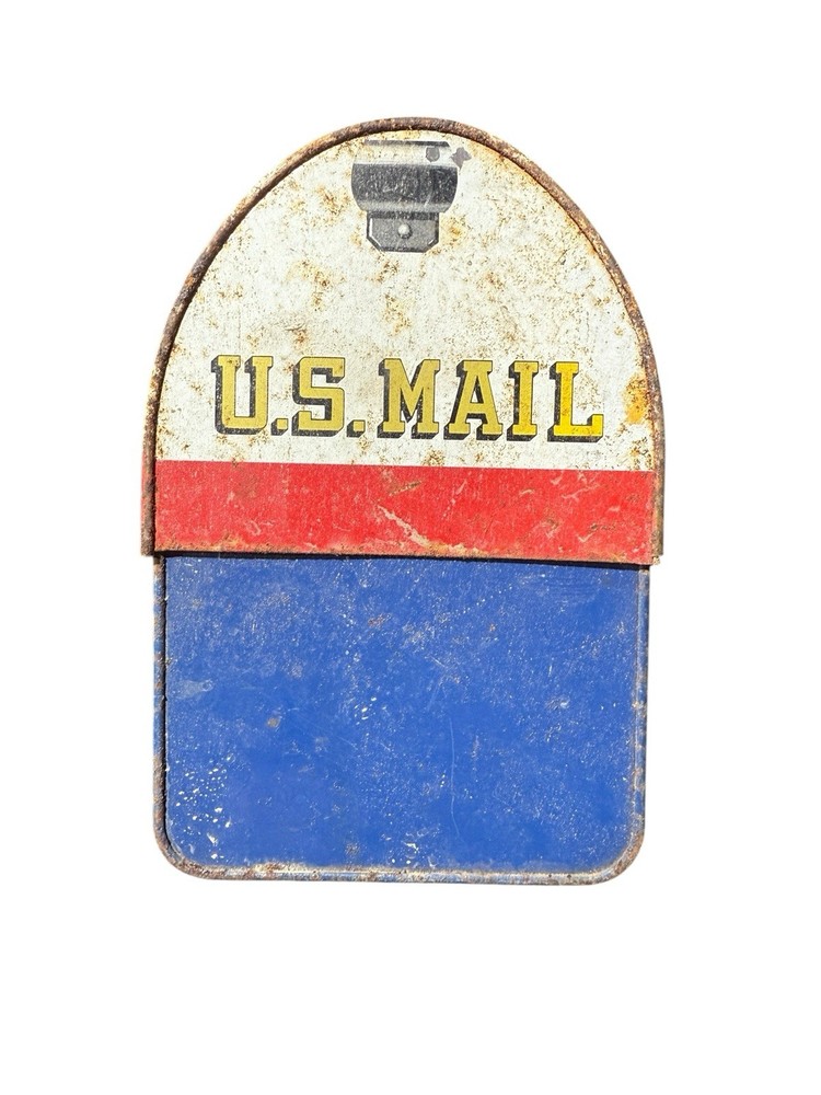 Vintage Metal US Mail Toy Mailbox