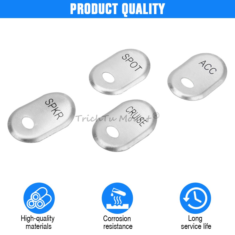 Chrome Brushed Panel Switch Cover For Harley Touring Electra Glide Ultra FLHTCU