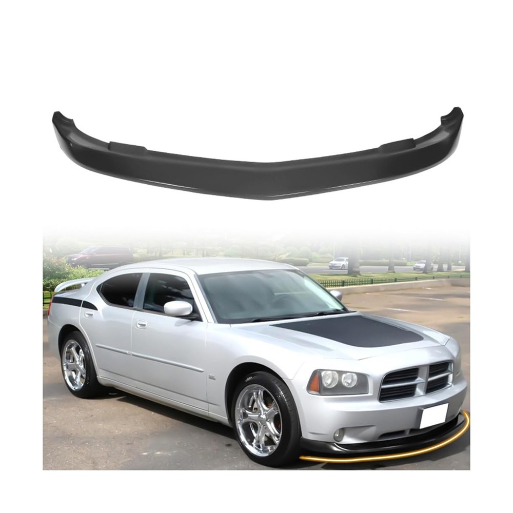 Front Bumper Lip Spoiler Compatible with 2006-2010 Dodge Charger(Exclude SRT8...