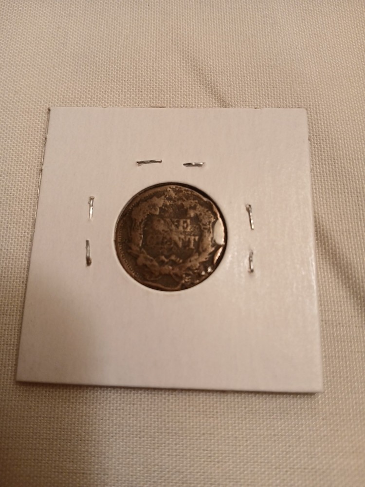 1858 Flying Eagle Cent, Raw, Damaged. 🙂$3 OFF🙂