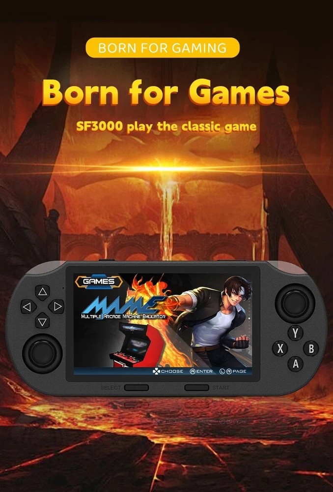 Popular Handheld Retro Gaming Console,Video Emulator Console IPS With 20000 Game