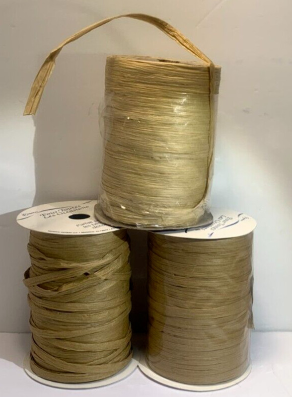 Rafia Ribbon, partial rolls,