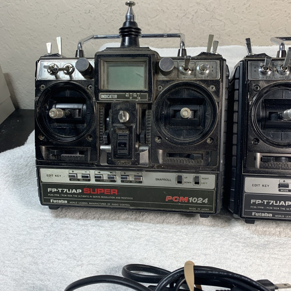 Futaba FP-T7UAF SUPER FM 7 Channel Mode-2 RC Transmitter system Both Work Lot 2