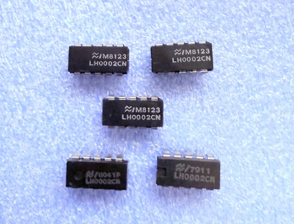5ea National LH0002CN DIP BUFFER AMPLIFIER