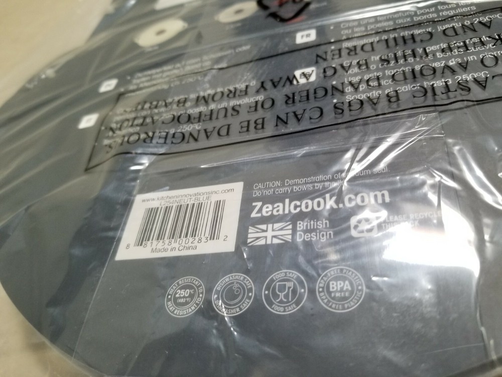 Zeal Self Sealing Lid 11" Blue