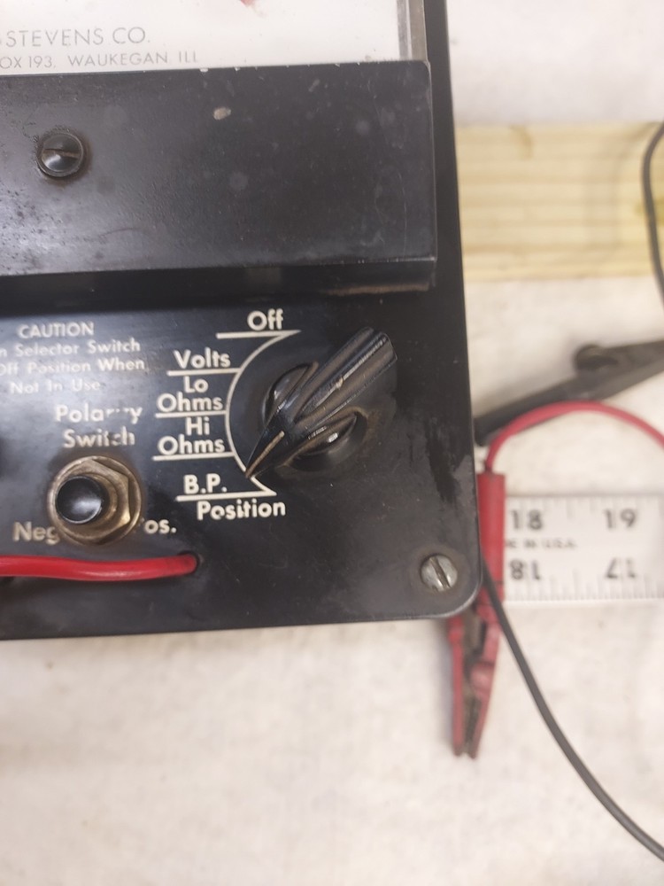 VTG Stevens Co. Breaker Point Ignition Tester Open Closed Powers On