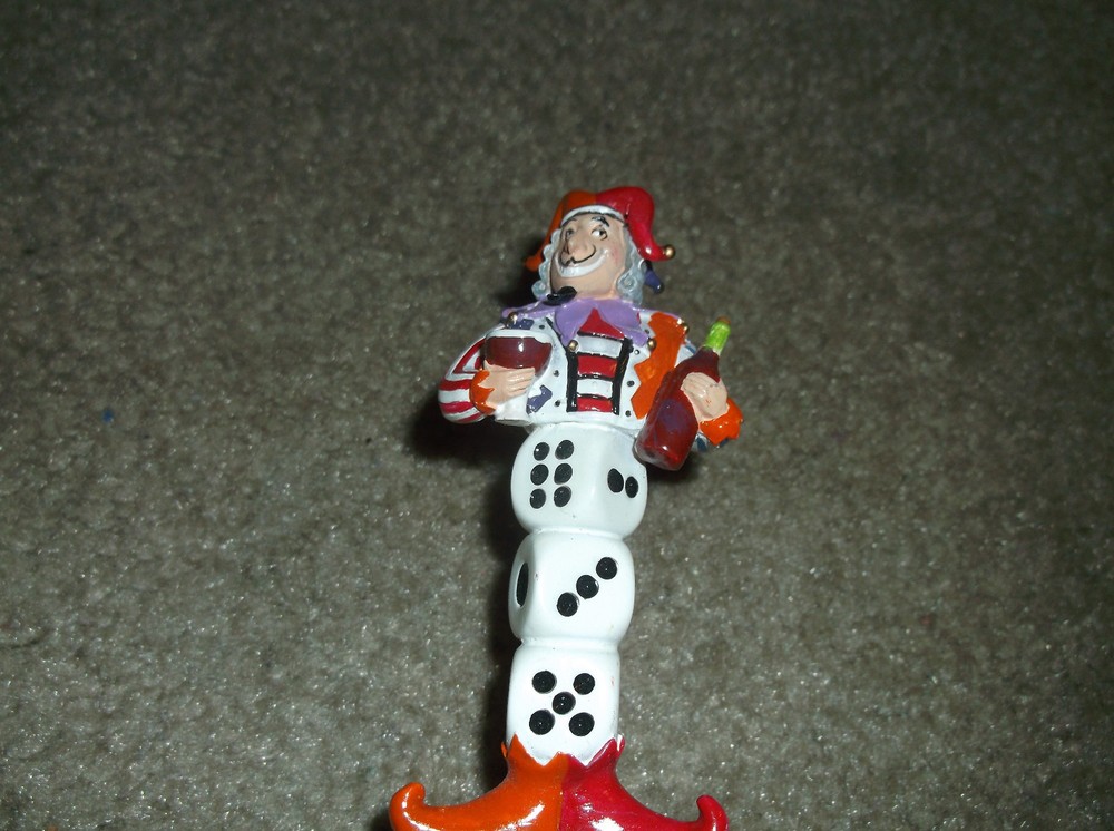 JOKER WITH DICE CHEESE KNIFE..CARD PARTIES