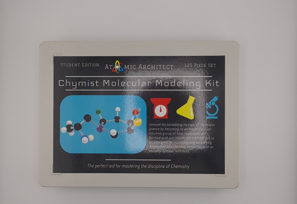 Atomic Architect Chymist Molecular Modeling Kit 125 Piece Student Edition READ