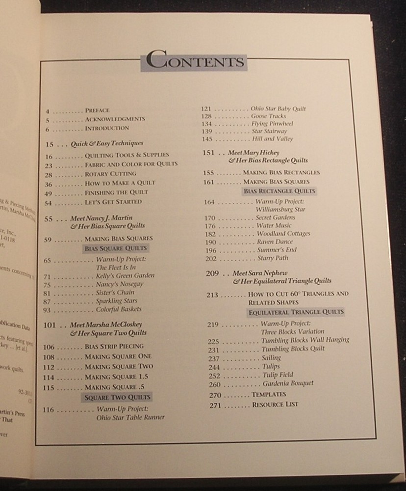 3 References, Quick & Easy Quilting, Guide for Weekend Quilters, Perfect Piecing