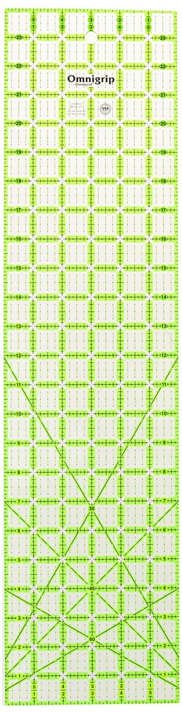 Omnigrid Omnigrip 6" x 24" Non-Slip Rectangle Quilting Ruler
