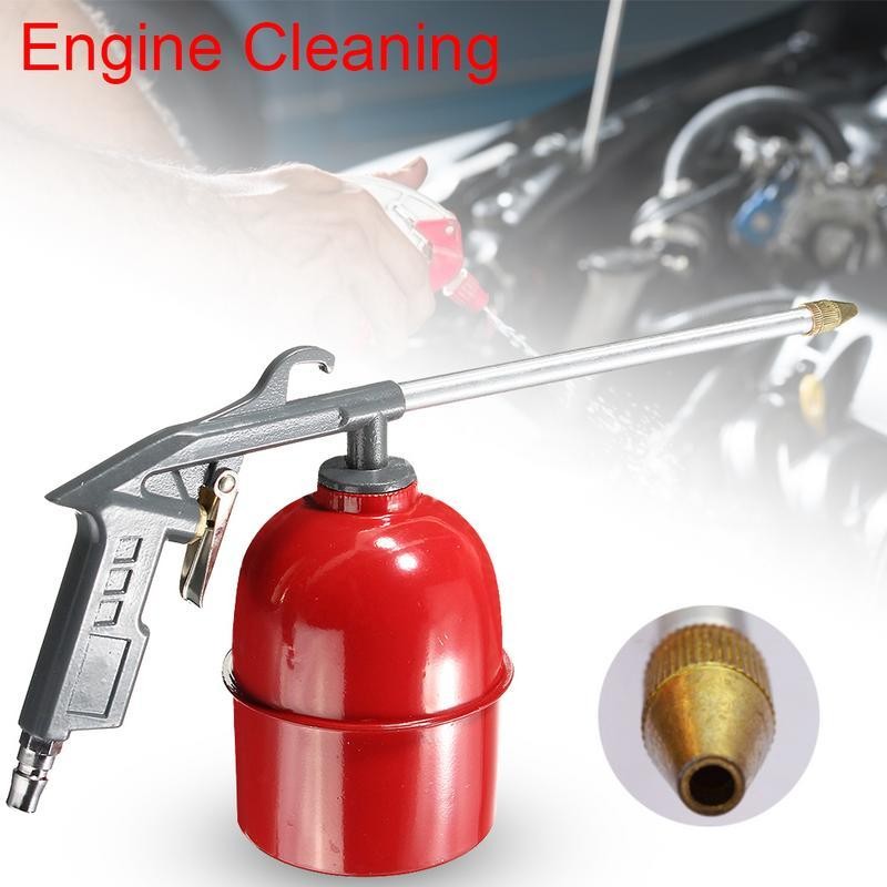Car Auto Engine Cleaning Solvent Air Sprayer Degreaser Siphon Tools Gray Ss