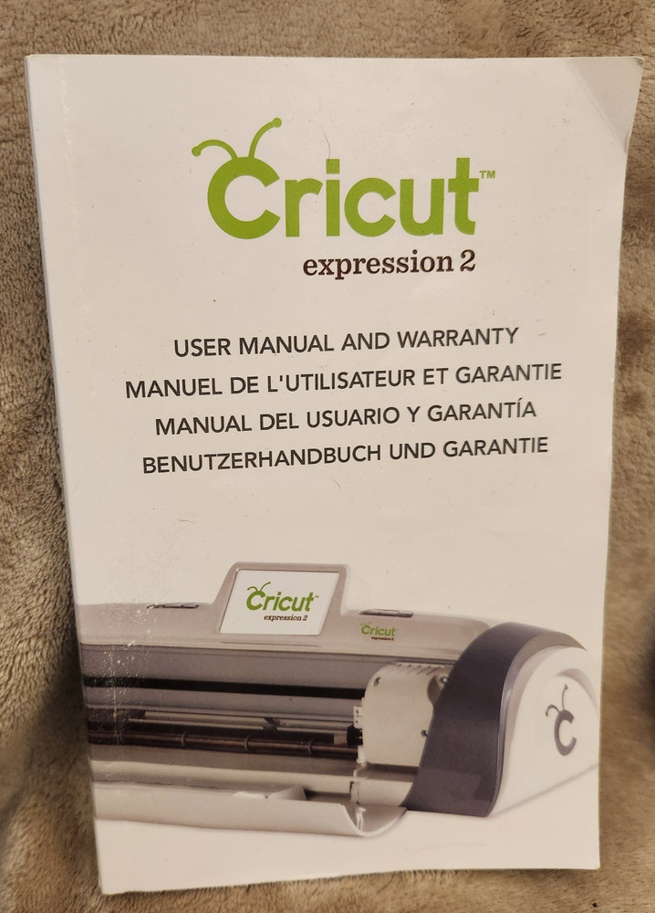 Cricut Expression 2 Manual User Guide Manual Only - Qwik Ship!