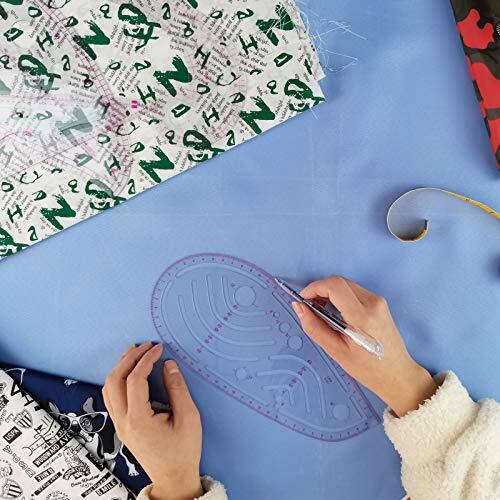 Clear Metric Sewing Ruler Set French Curve Pattern Making Ruler Kit