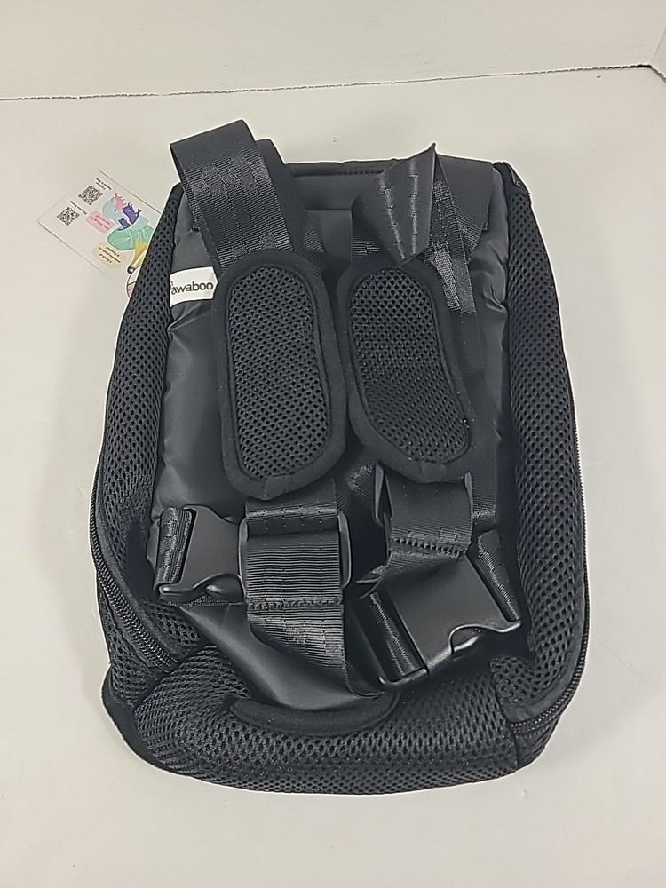 Pawaboo Pet Carrier Backpack Adjustable Pet Front Cat Dog Black - Medium size
