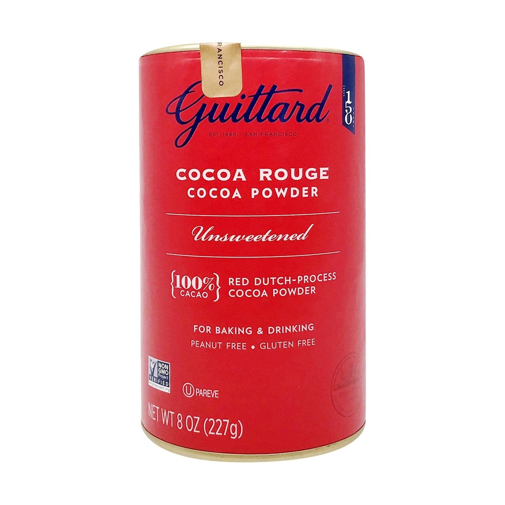 E Guittard Cocoa Rouge Baking Chocolate 8 oz Bittersweet Dutch Processed