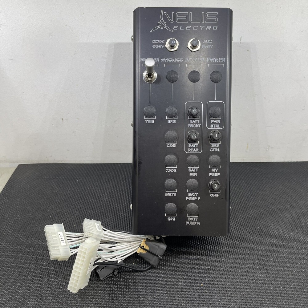 Velis Electro Panel Aviation Avionics Pilot Training