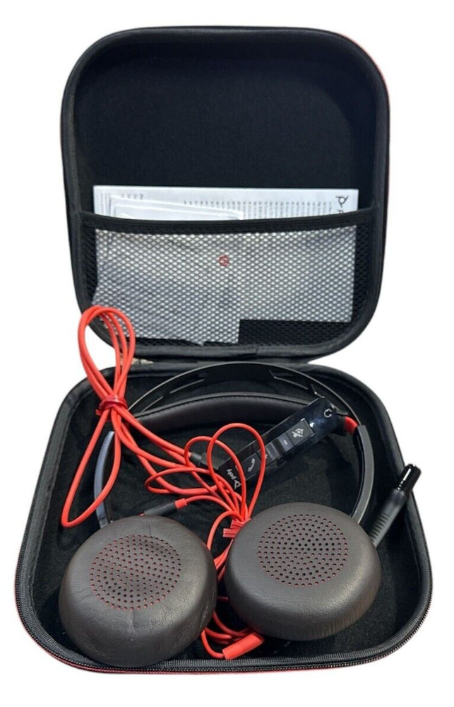 Poly/Polycom-Plantronics Blackwire 5220 Wired Headsets (USB, Type-C, 3.5 Jack)