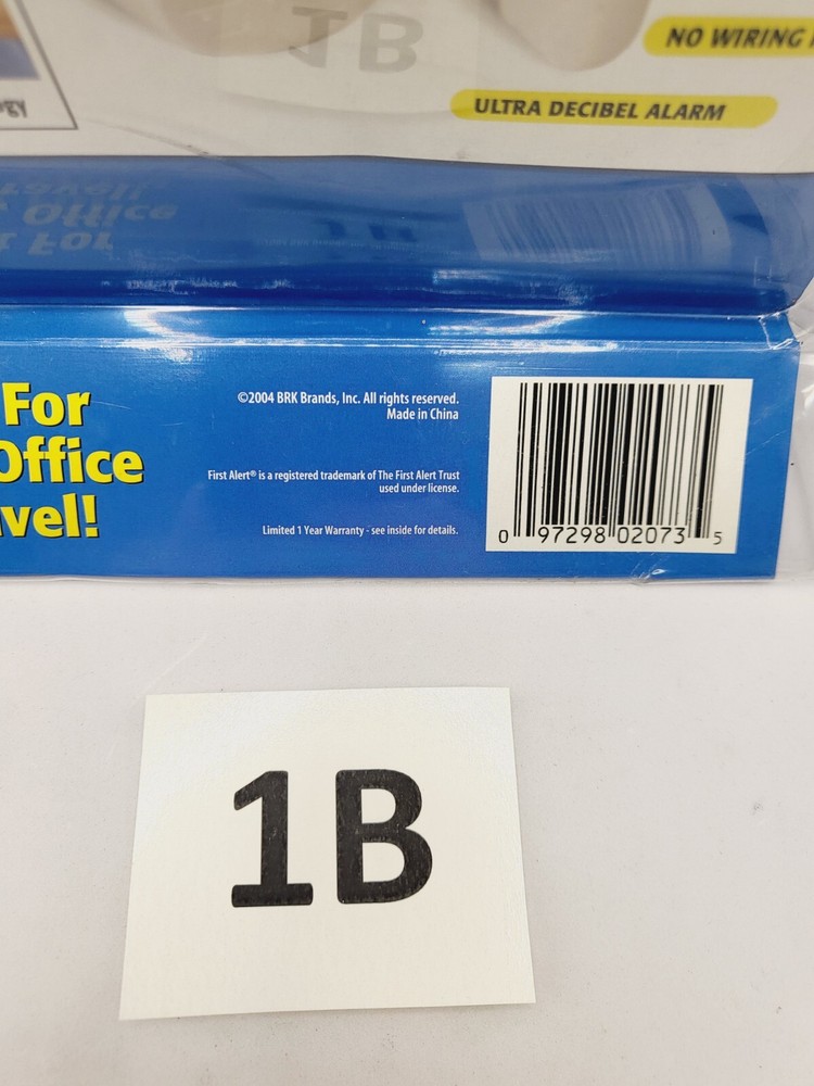 First Alert Instantly Alarm 4 Windows or Doors Peel & Stick security New