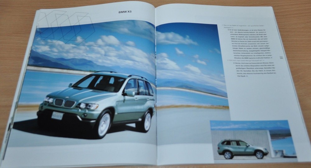2003 BMW Model Range Brochure Prospekt ENG Edition