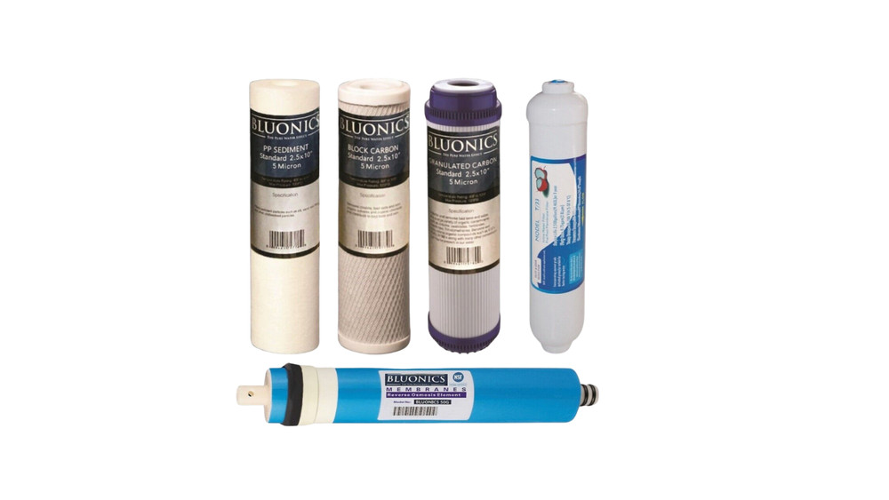 5 RO Replacement Water Filters Reverse Osmosis Cartridges w/ 50 GPD Membrane